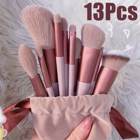 13Pcs Soft Fluffy Makeup Brushes Set, gift for her, gift for mother, beauty tool