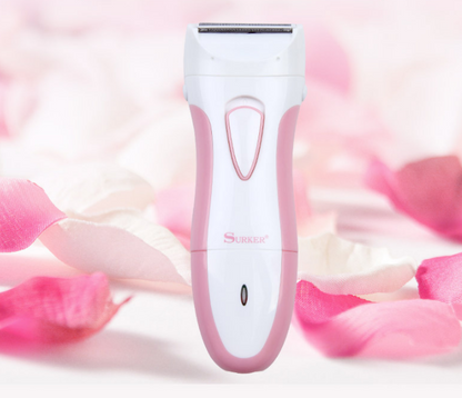 High-Efficiency Electric Hair Remover - Dual Blades for Smooth Shaving