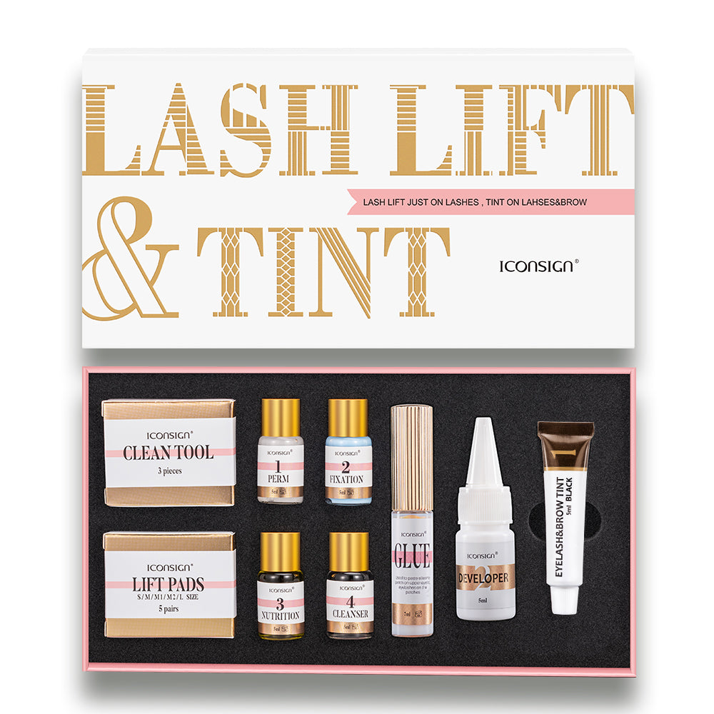 Lash Lift and Eyebrow Dye Tint Kit - Perfect for Lashes, Brows, and Alluring Makeup Magic!