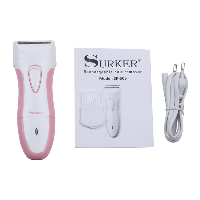 High-Efficiency Electric Hair Remover - Dual Blades for Smooth Shaving