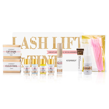 Lash Lift and Eyebrow Dye Tint Kit - Perfect for Lashes, Brows, and Alluring Makeup Magic!