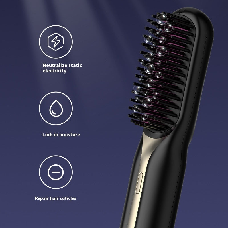 Home Straight Comb Wireless Charging Hair Straighteners