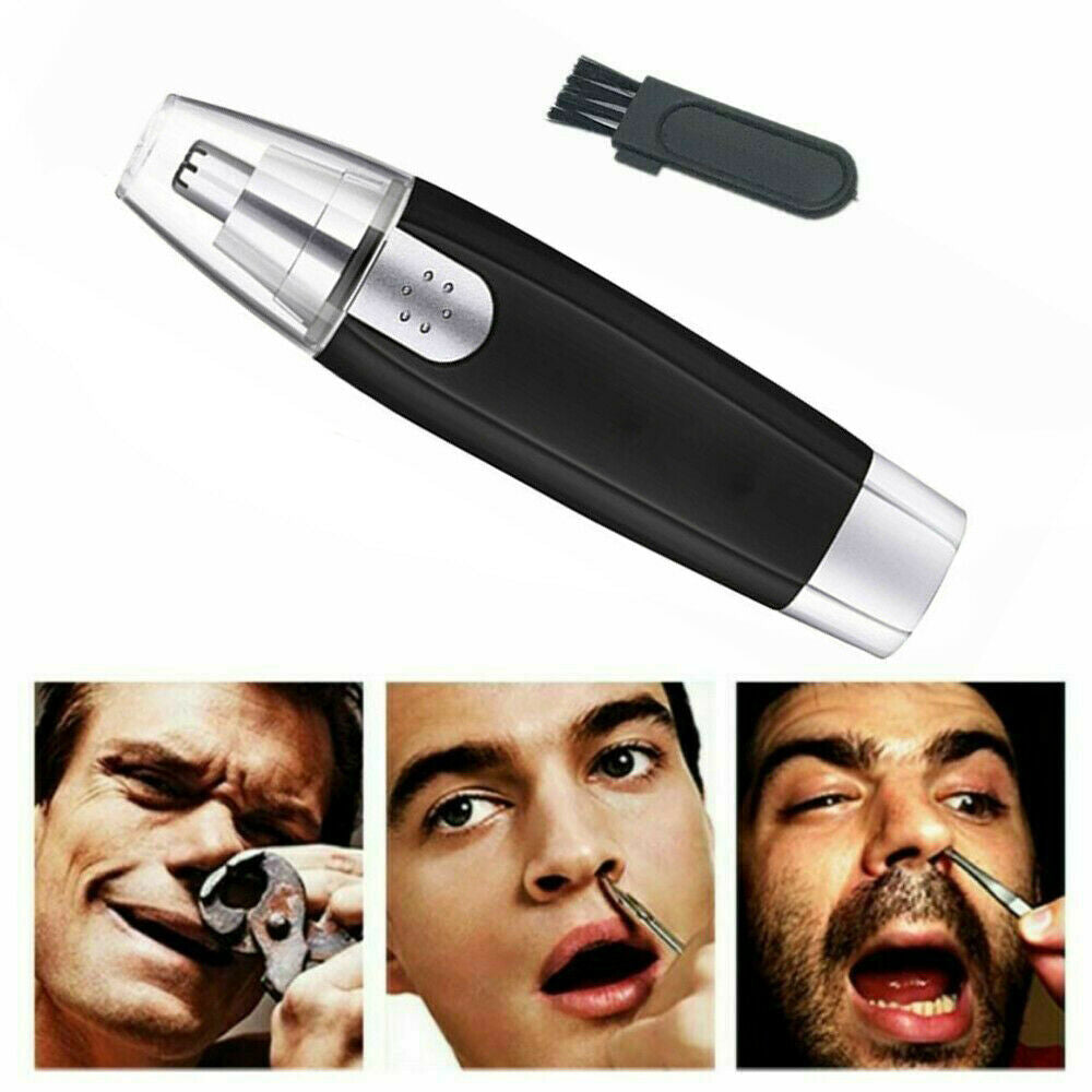 Electric Nose & Ear Hair Trimmer - Painless Grooming for Men & Women